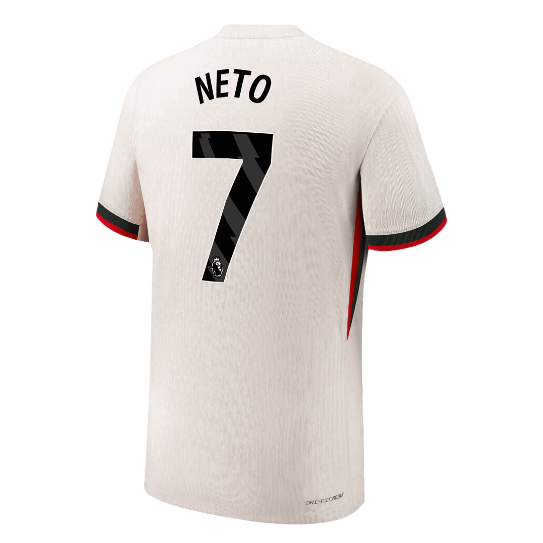 Chelsea 2025/26 Deplasman Forması NETO #7 - Oyuncu Versiyonu