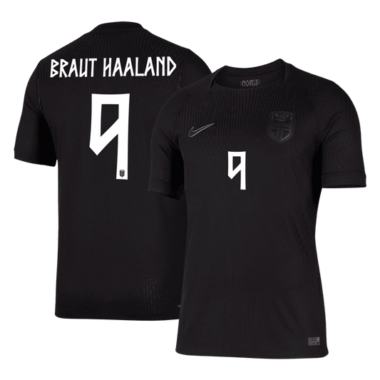 Norway 2026 Dünya Kupası Deplasman Forması BRAUT HAALAND #9 - Oyuncu Versiyonu