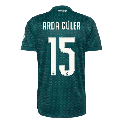 Real Madrid 2026/27 Deplasman Forması ARDA GÜLER #15 - Oyuncu Versiyonu