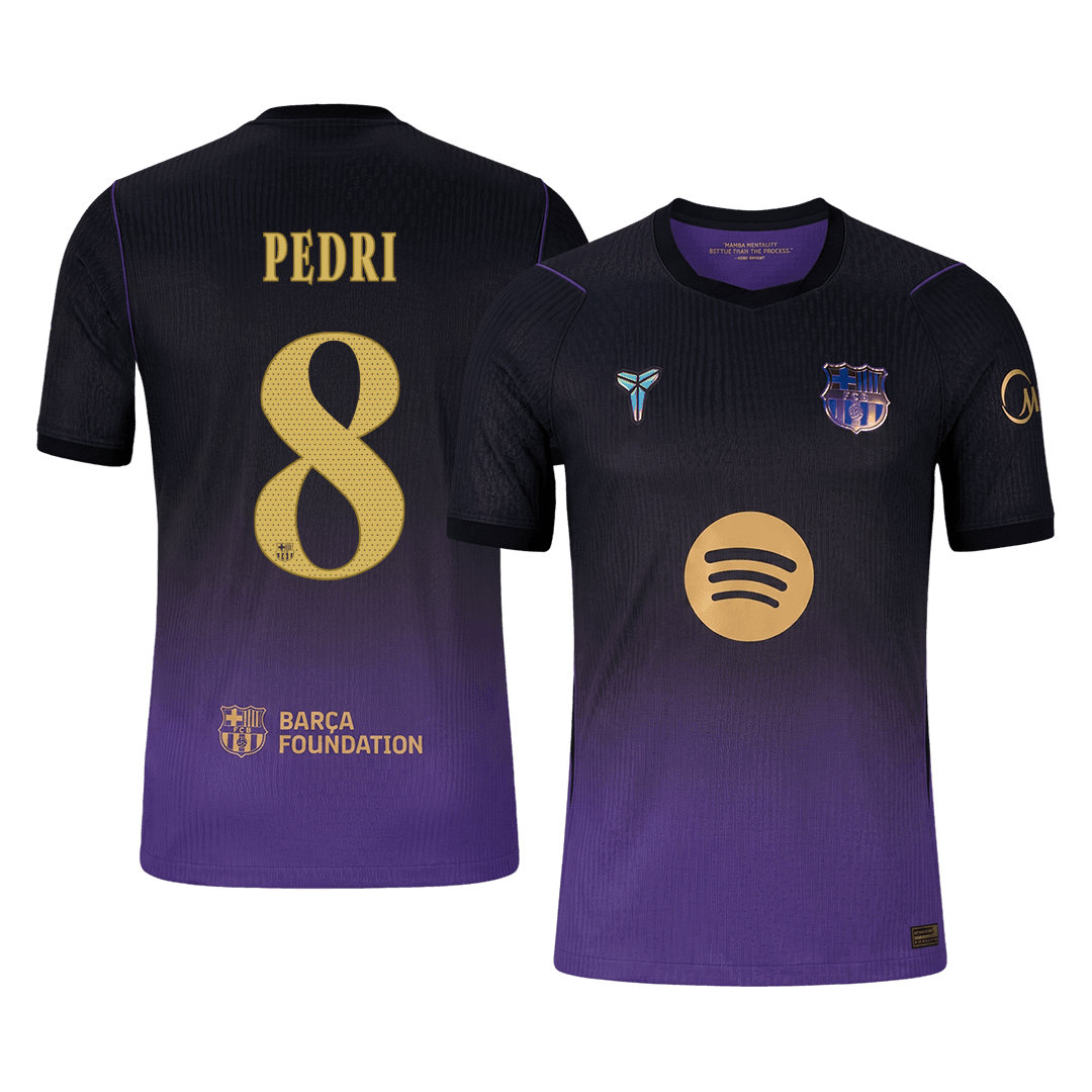 Barcelona 2026/27 Deplasman Forması PEDRI #8 - UCL - Oyuncu Versiyonu