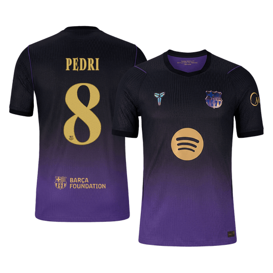 Barcelona 2026/27 Deplasman Forması PEDRI #8 - UCL - Oyuncu Versiyonu