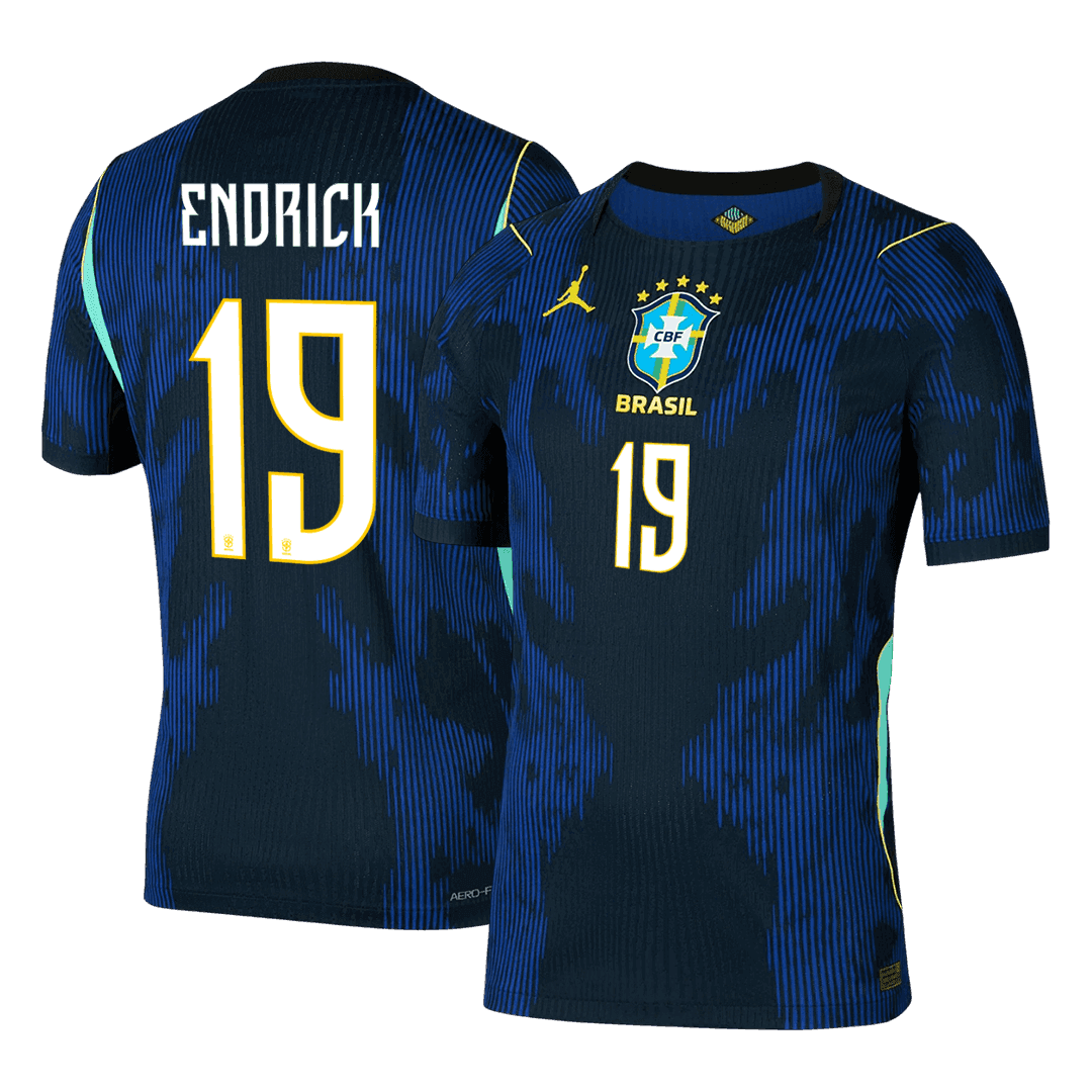 Brazil 2026 Dünya Kupası Deplasman Forması ENDRICK #19 - Oyuncu Versiyonu