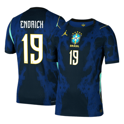 Brazil 2026 Dünya Kupası Deplasman Forması ENDRICK #19 - Oyuncu Versiyonu