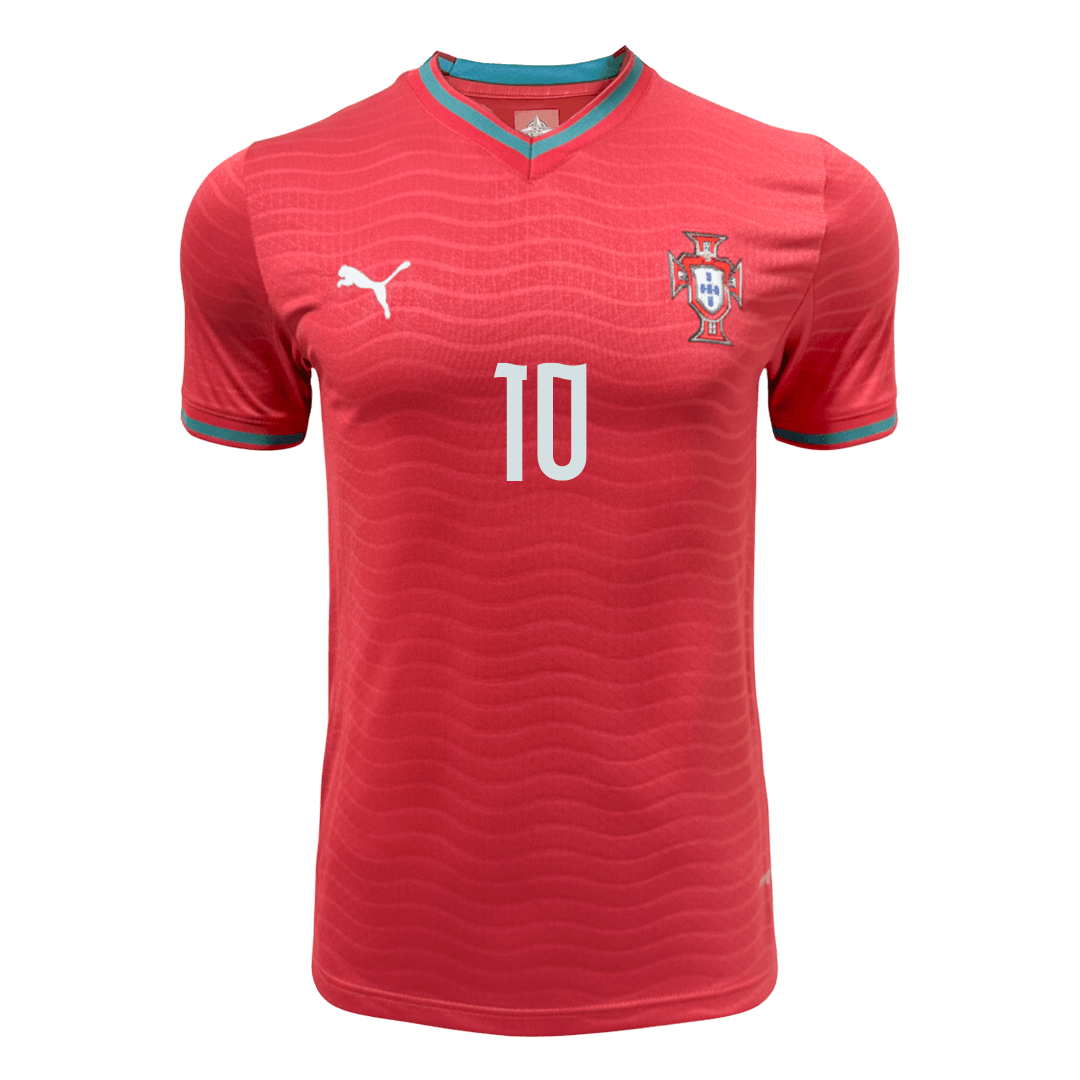 Portekiz 2026 Dünya Kupası İç Saha Forması BERNARDO #10 - Oyuncu Versiyonu