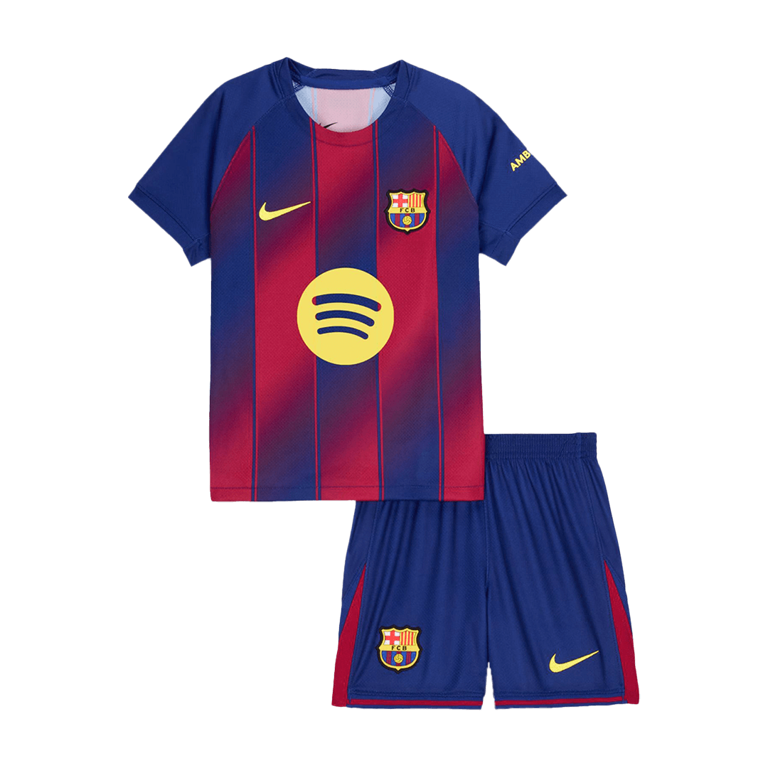 Barcelona 2025/26 Çocuk İç Saha Forma Seti [PREMIUM]