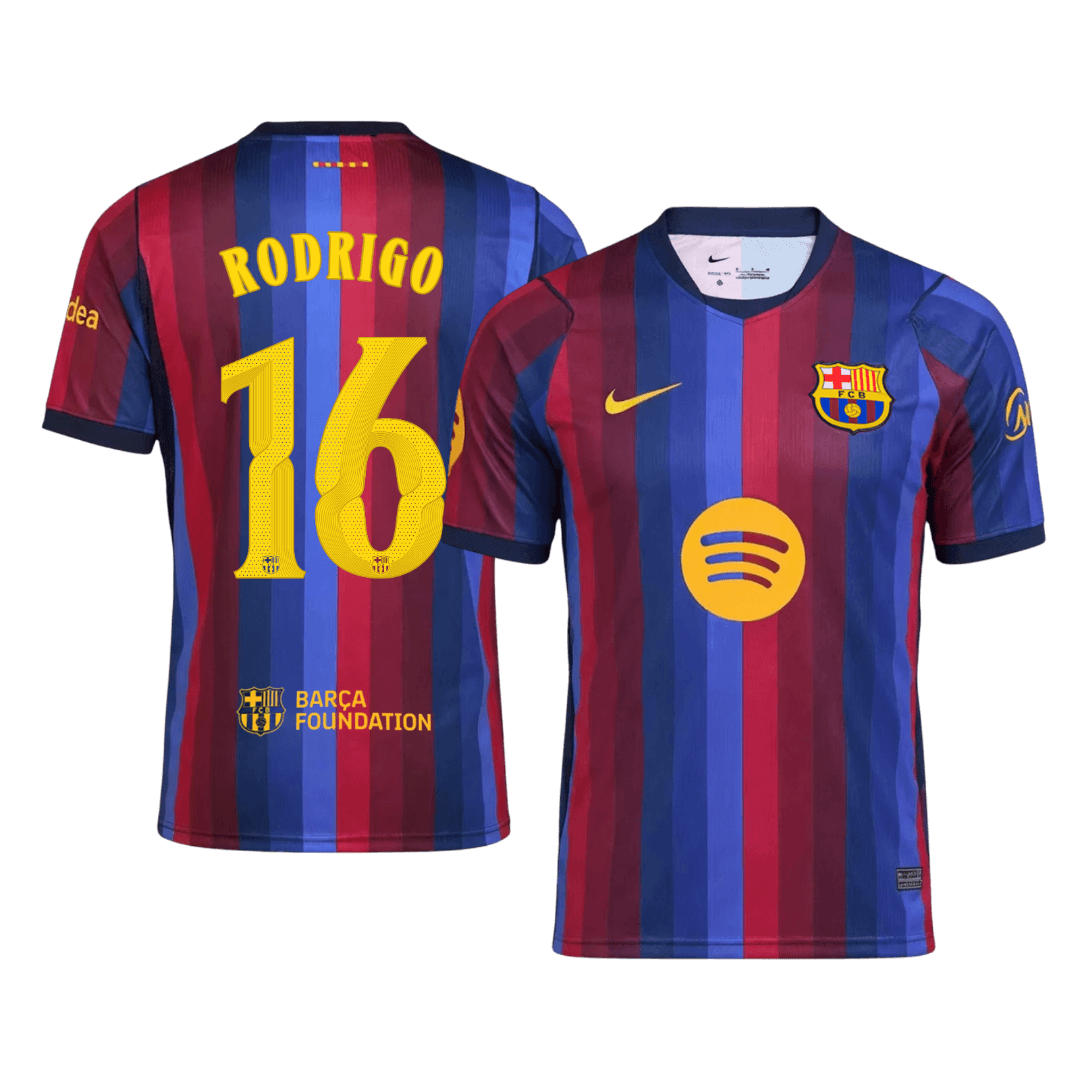 Barcelona 2026/27 İç Saha Forması RODRIGO #16 - UCL