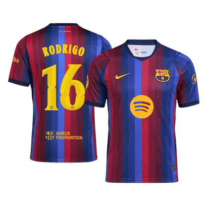 Barcelona 2026/27 İç Saha Forması RODRIGO #16 - UCL