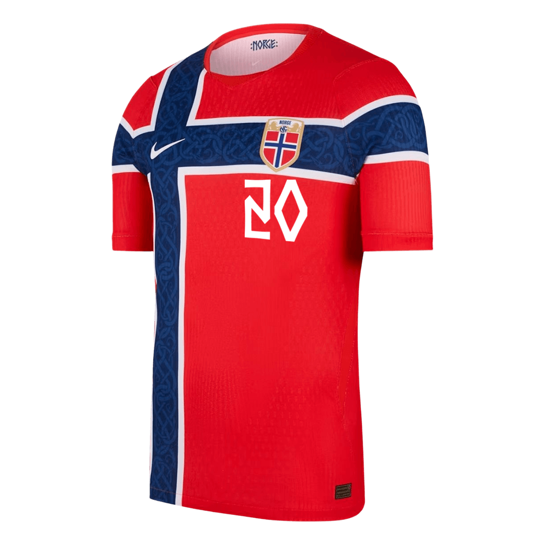 Norway 2026 Dünya Kupası İç Saha Forması NUSA #20 - Oyuncu Versiyonu