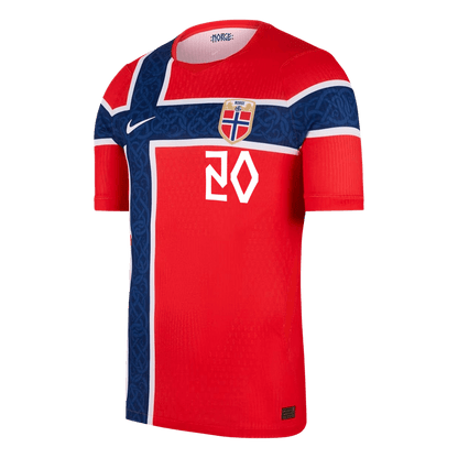 Norway 2026 Dünya Kupası İç Saha Forması NUSA #20 - Oyuncu Versiyonu