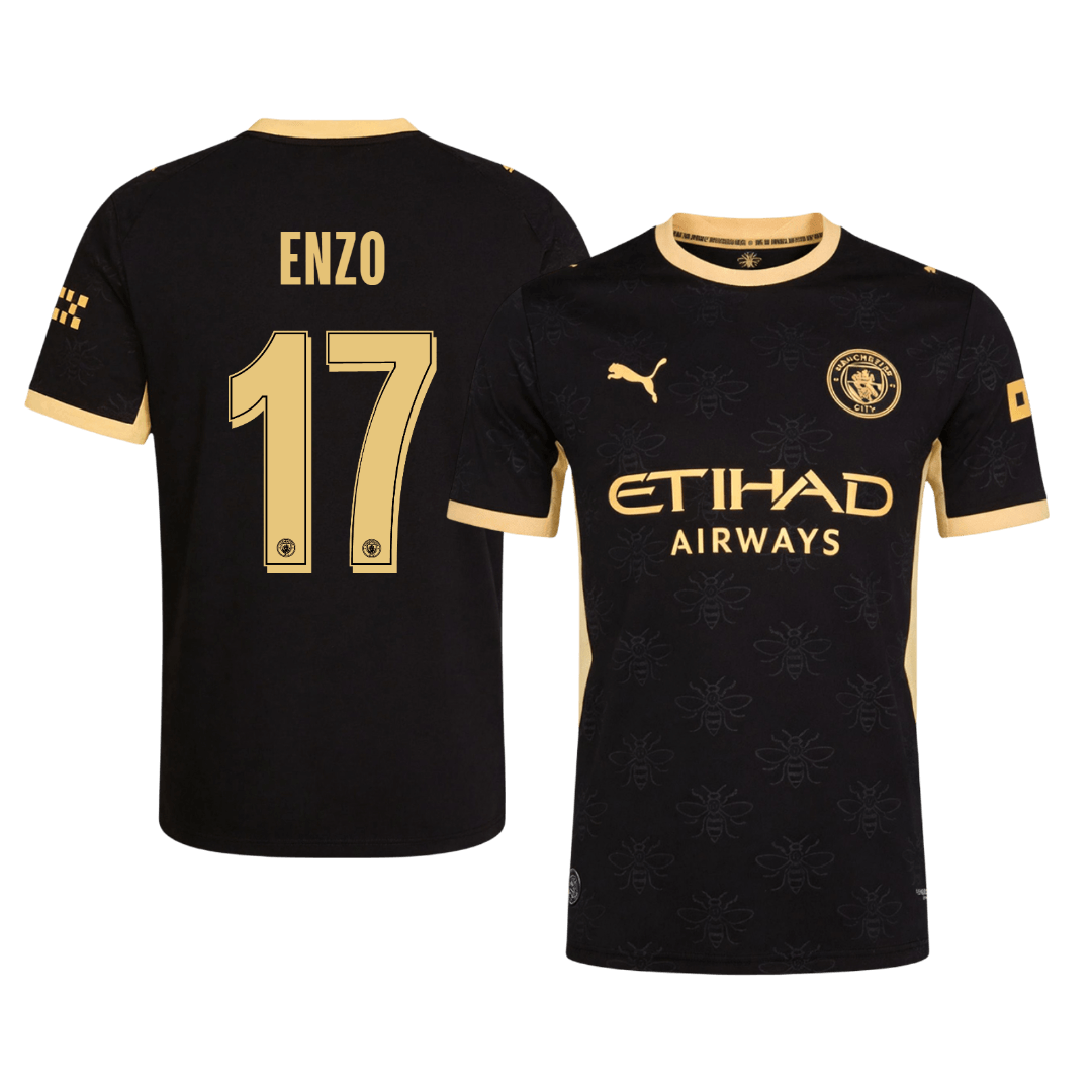 Manchester City 2026/27 Deplasman Forması ENZO #17 - UCL - Oyuncu Versiyonu