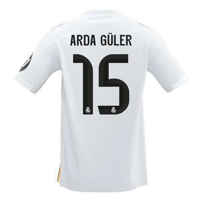 Real Madrid 2025/26 İç Saha Forması ARDA GÜLER #15 [PREMIUM]