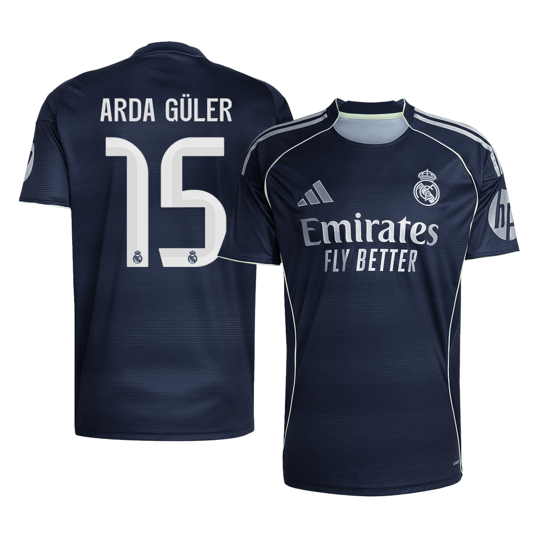 Real Madrid 2025/26 Deplasman Forması ARDA GÜLER #15 [PREMIUM]