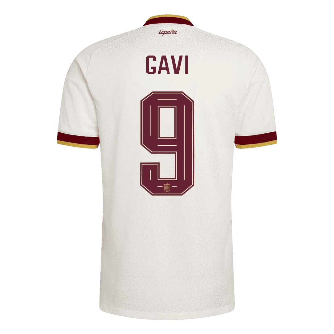 İspanya 2026 Dünya Kupası Deplasman Forması GAVI #9 - Oyuncu Versiyonu