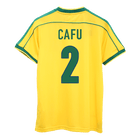 Retro Brazil 1998 Dünya Kupası İç Saha Forması CAFU #2