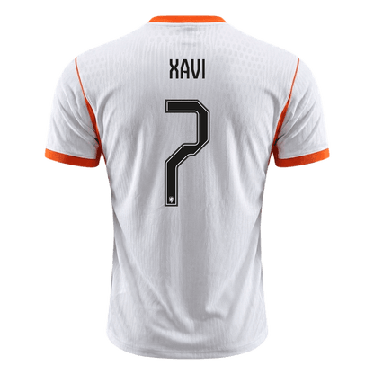 Hollanda 2026 Dünya Kupası Deplasman Forması XAVI #7 - Oyuncu Versiyonu