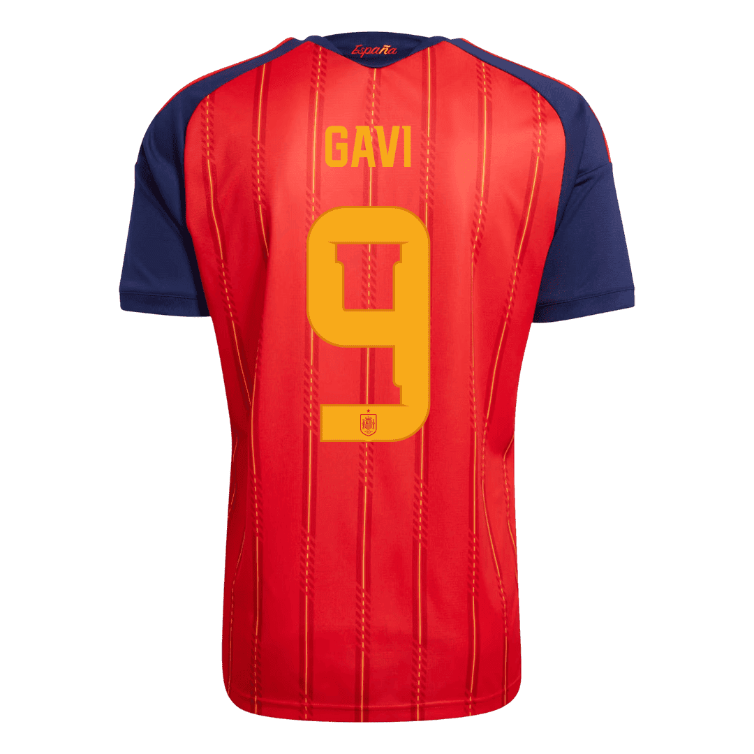 İspanya 2026 Dünya Kupası İç Saha Forması GAVI #9