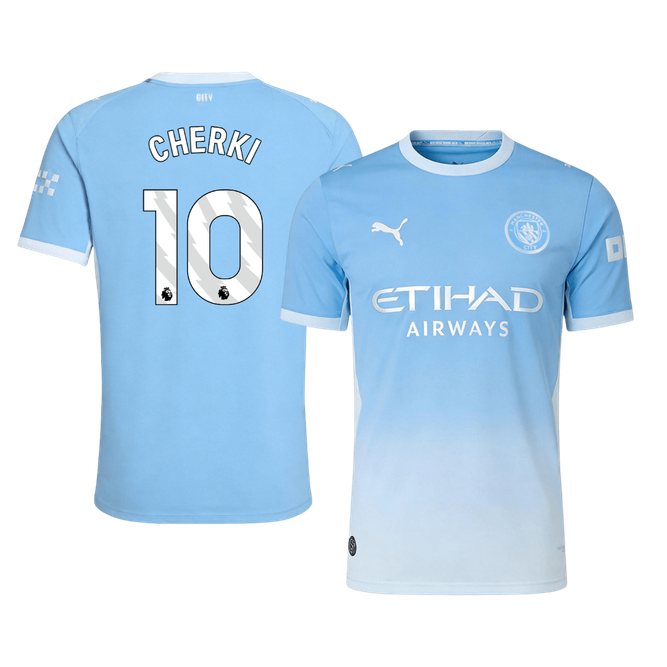 Manchester City 2026/27 İç Saha Forması CHERKI #10 - Oyuncu Versiyonu