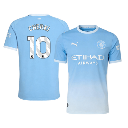 Manchester City 2026/27 İç Saha Forması CHERKI #10 - Oyuncu Versiyonu