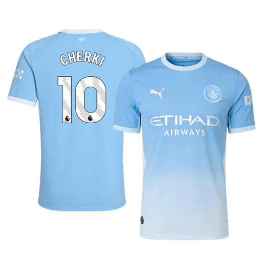 Manchester City 2026/27 İç Saha Forması CHERKI #10 - Oyuncu Versiyonu