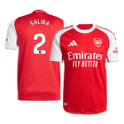 Arsenal 2025/26 İç Saha Forması SALIBA #2 - Oyuncu Versiyonu
