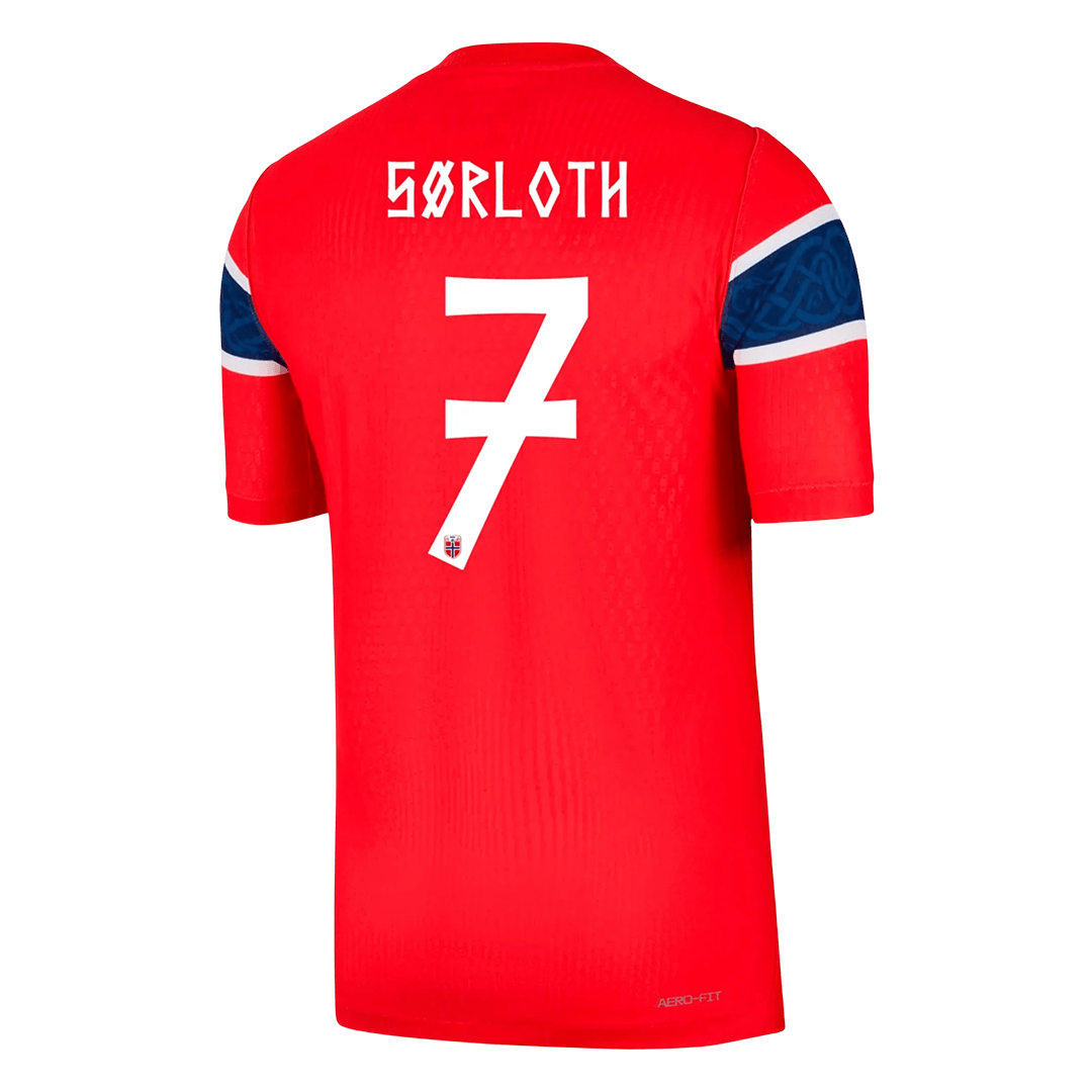 Norway 2026 Dünya Kupası İç Saha Forması SØRLOTH #7 - Oyuncu Versiyonu
