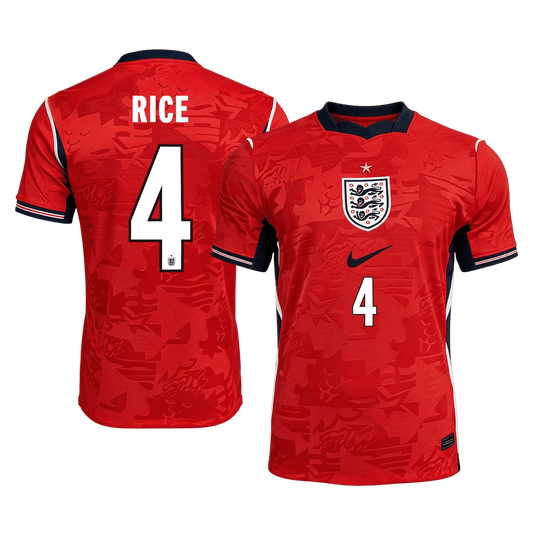 İngiltere 2026 Dünya Kupası Deplasman Forması RICE #4 - Oyuncu Versiyonu