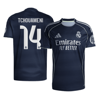 Real Madrid 2025/26 Deplasman Forması TCHOUAMENI #14 [PREMIUM]