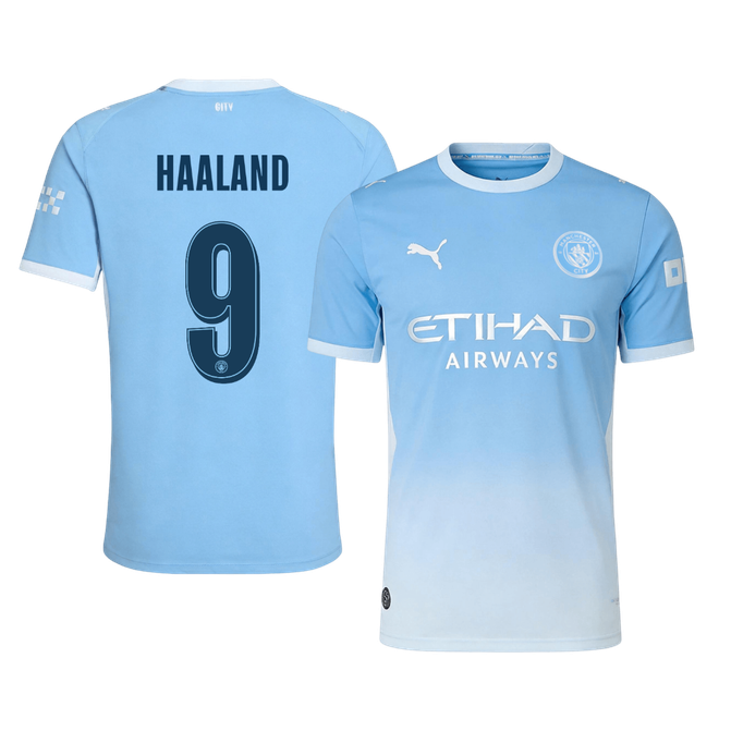 Manchester City 2026/27 İç Saha Forması HAALAND #9 - UCL - Oyuncu Versiyonu