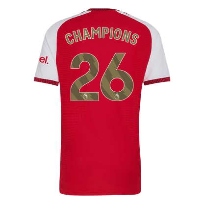 Arsenal 2026/27 İç Saha Forması CHAMPIONS #26 - Oyuncu Versiyonu