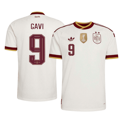 İspanya 2026 Dünya Kupası Deplasman Forması GAVI #9 - Oyuncu Versiyonu
