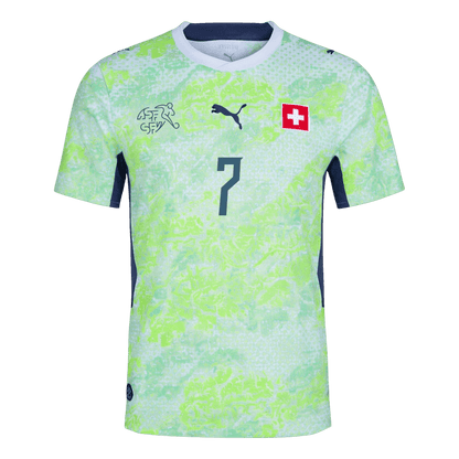 Switzerland 2026 Dünya Kupası Deplasman Forması EMBOLO #7 - Oyuncu Versiyonu