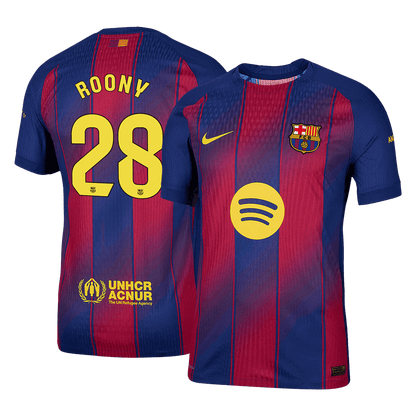Barcelona 2025/26 İç Saha Forması ROONY #28 - Oyuncu Versiyonu