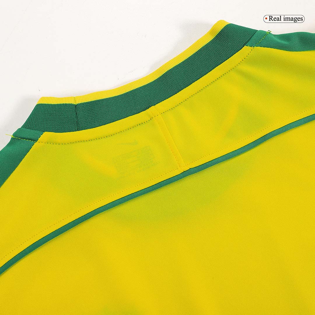 Retro Brazil 1998 Dünya Kupası İç Saha Forması RONALDO #9