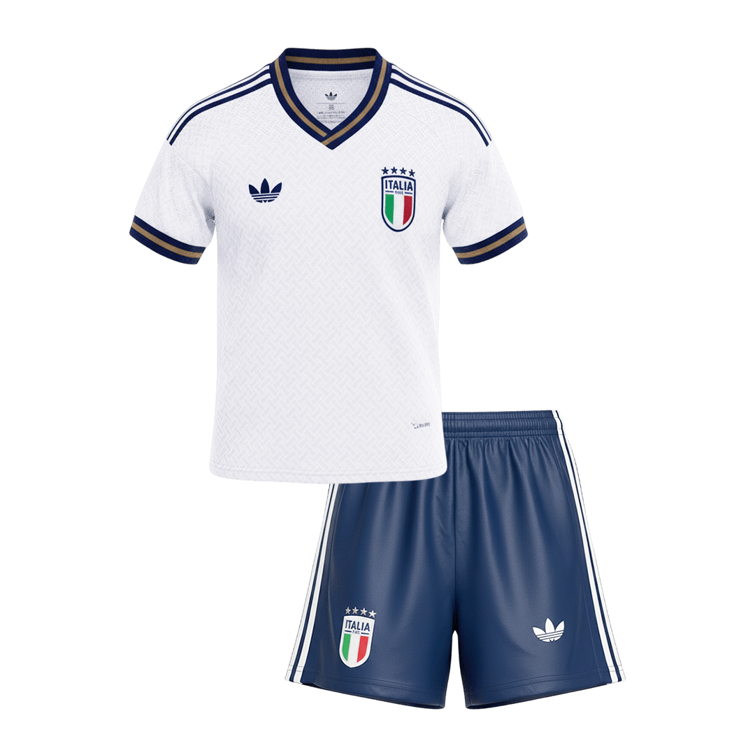 Italy 2026 Dünya Kupası Çocuk Deplasman Forma Seti