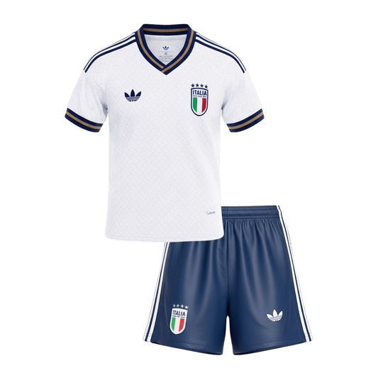 Italy 2026 Dünya Kupası Çocuk Deplasman Forma Seti