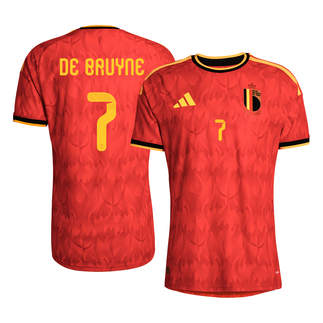 Belgium 2026 Dünya Kupası İç Saha Forması DE BRUYNE #7 - Oyuncu Versiyonu