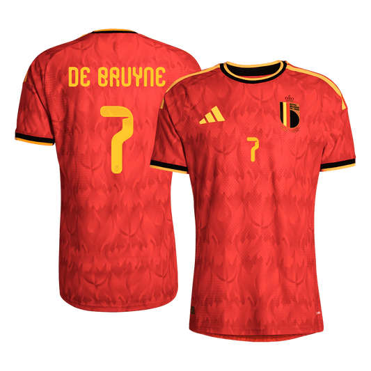 Belgium 2026 Dünya Kupası İç Saha Forması DE BRUYNE #7 - Oyuncu Versiyonu