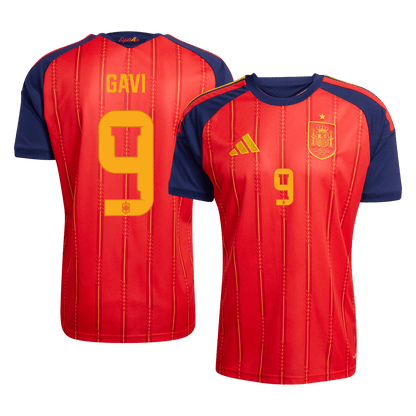 İspanya 2026 Dünya Kupası İç Saha Forması GAVI #9 [PREMIUM]