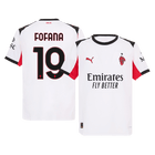 AC Milan 2025/26 Deplasman Forması FOFANA #19 - Oyuncu Versiyonu