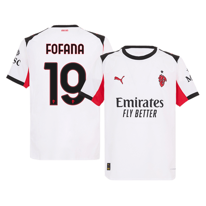 AC Milan 2025/26 Deplasman Forması FOFANA #19 - Oyuncu Versiyonu