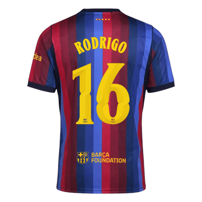 Barcelona 2026/27 İç Saha Forması RODRIGO #16 - UCL
