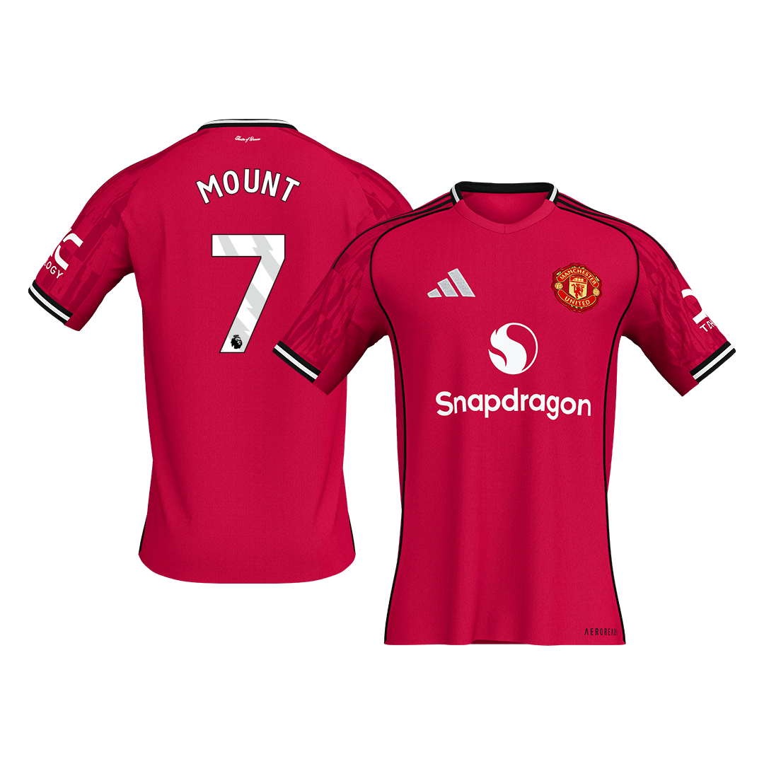 Manchester United 2025/26 İç Saha Forması MOUNT #7 [PREMIUM]