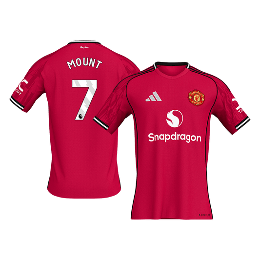 Manchester United 2025/26 İç Saha Forması MOUNT #7 [PREMIUM]