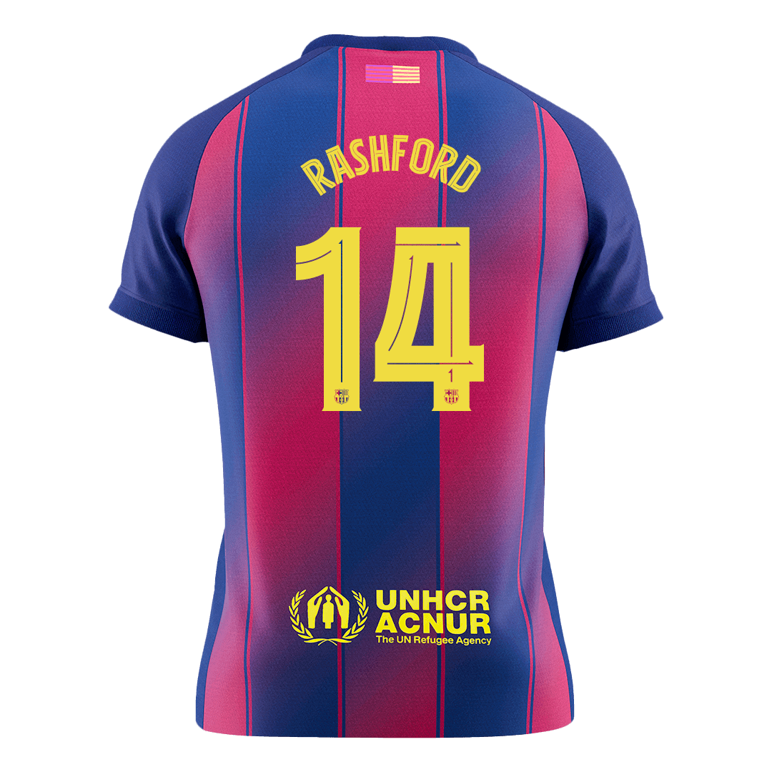 Barcelona 2025/26 İç Saha Forması RASHFORD #14 - UCL [PREMIUM]