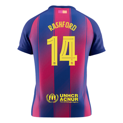 Barcelona 2025/26 İç Saha Forması RASHFORD #14 - UCL [PREMIUM]