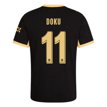 Manchester City 2026/27 Deplasman Forması DOKU #11 - UCL - Oyuncu Versiyonu
