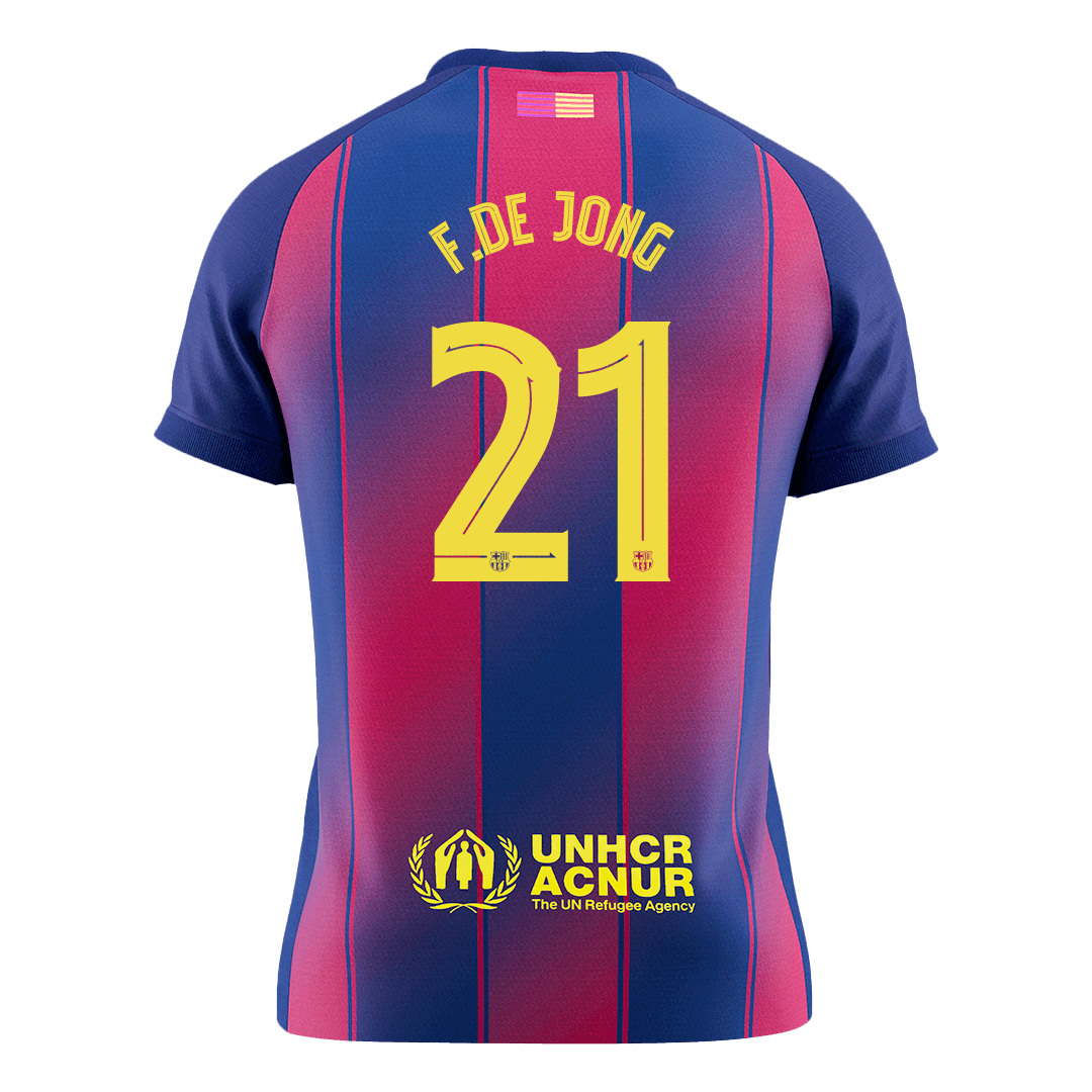Barcelona 2025/26 İç Saha Forması F.DE JONG #21 - UCL [PREMIUM]
