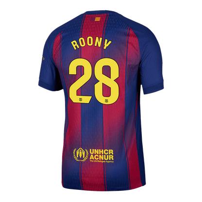 Barcelona 2025/26 İç Saha Forması ROONY #28 - Oyuncu Versiyonu