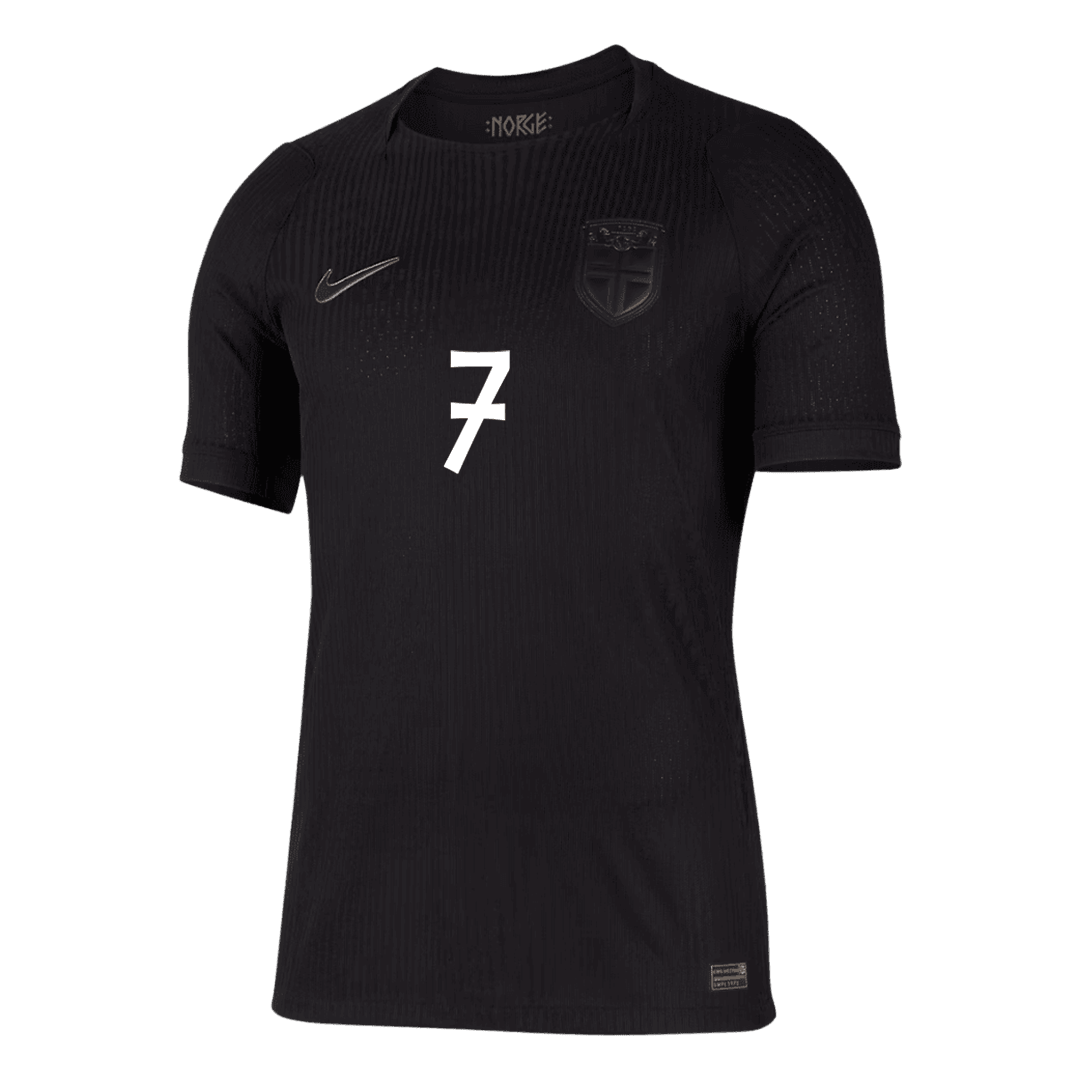 Norway 2026 Dünya Kupası Deplasman Forması SØRLOTH #7 - Oyuncu Versiyonu