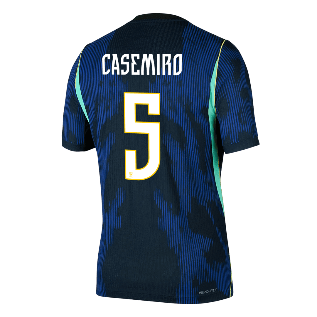 Brazil 2026 Dünya Kupası Deplasman Forması CASEMIRO #5 - Oyuncu Versiyonu